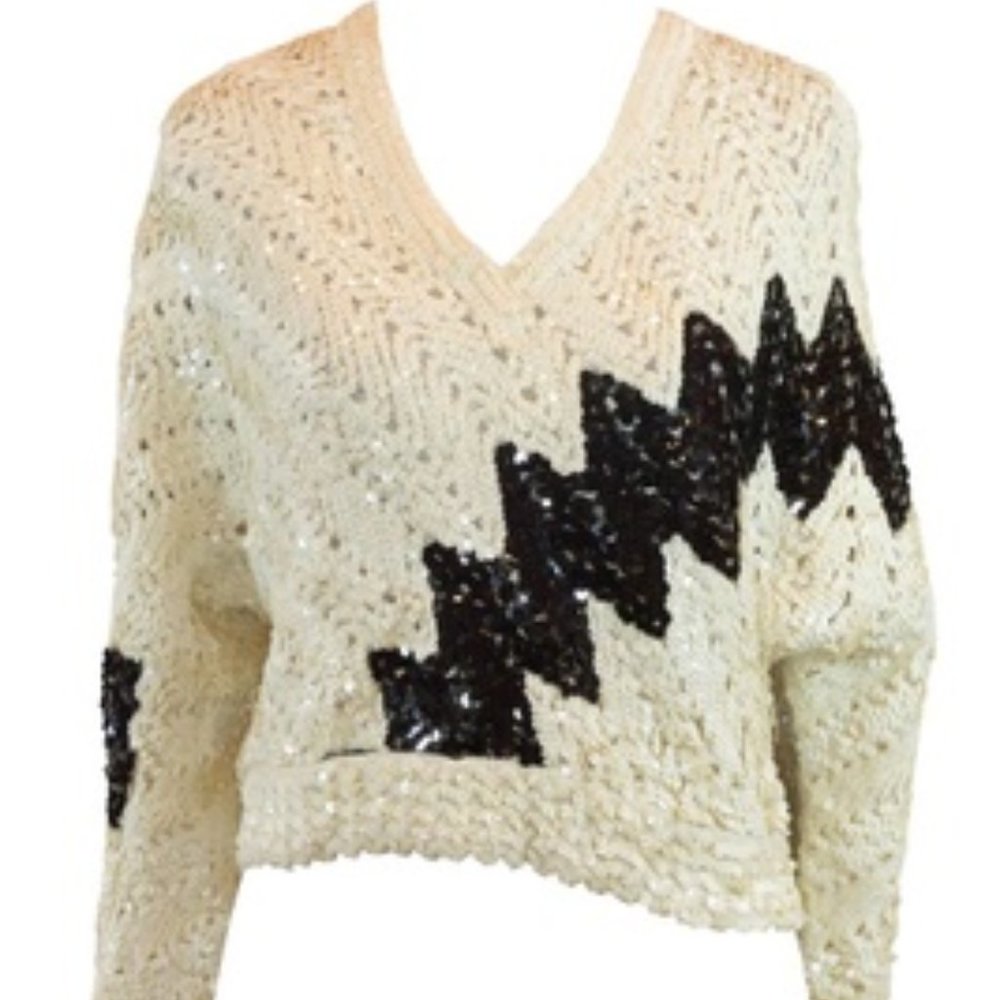Sequin Sweater - image 1